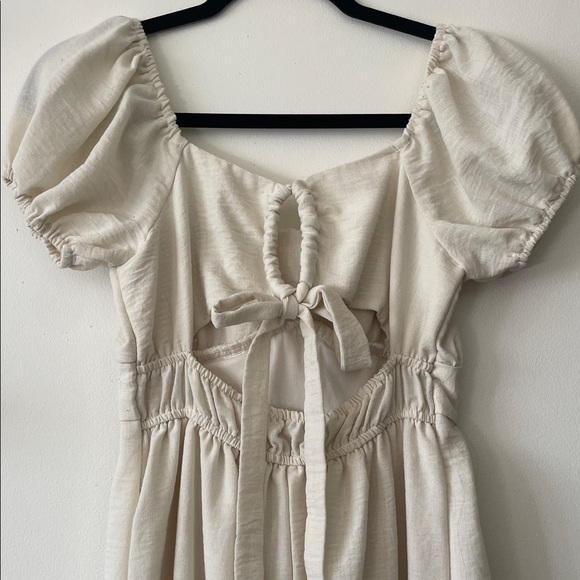 Pie In The Sky|Cream Puff Sleeve Midi Dress~Cottagecore|Medium| EUC - Picture 8 of 11